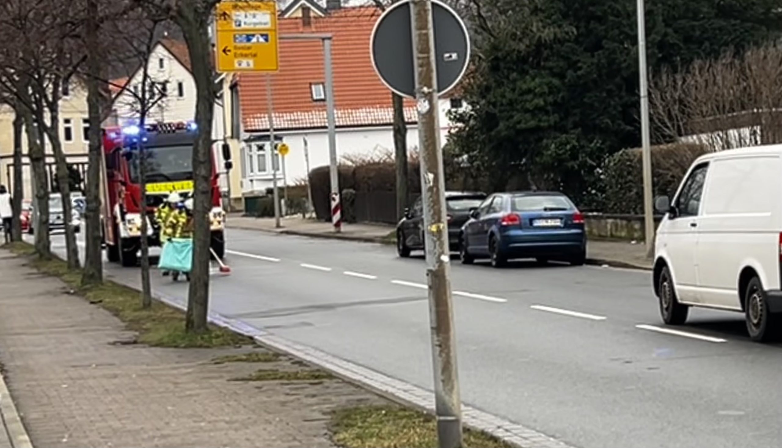 Größere Ölspur im Stadtgebiet