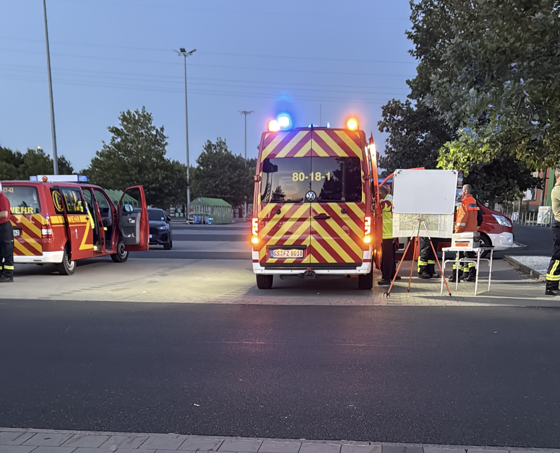 Unterstützung bei Großbrand in Goslar