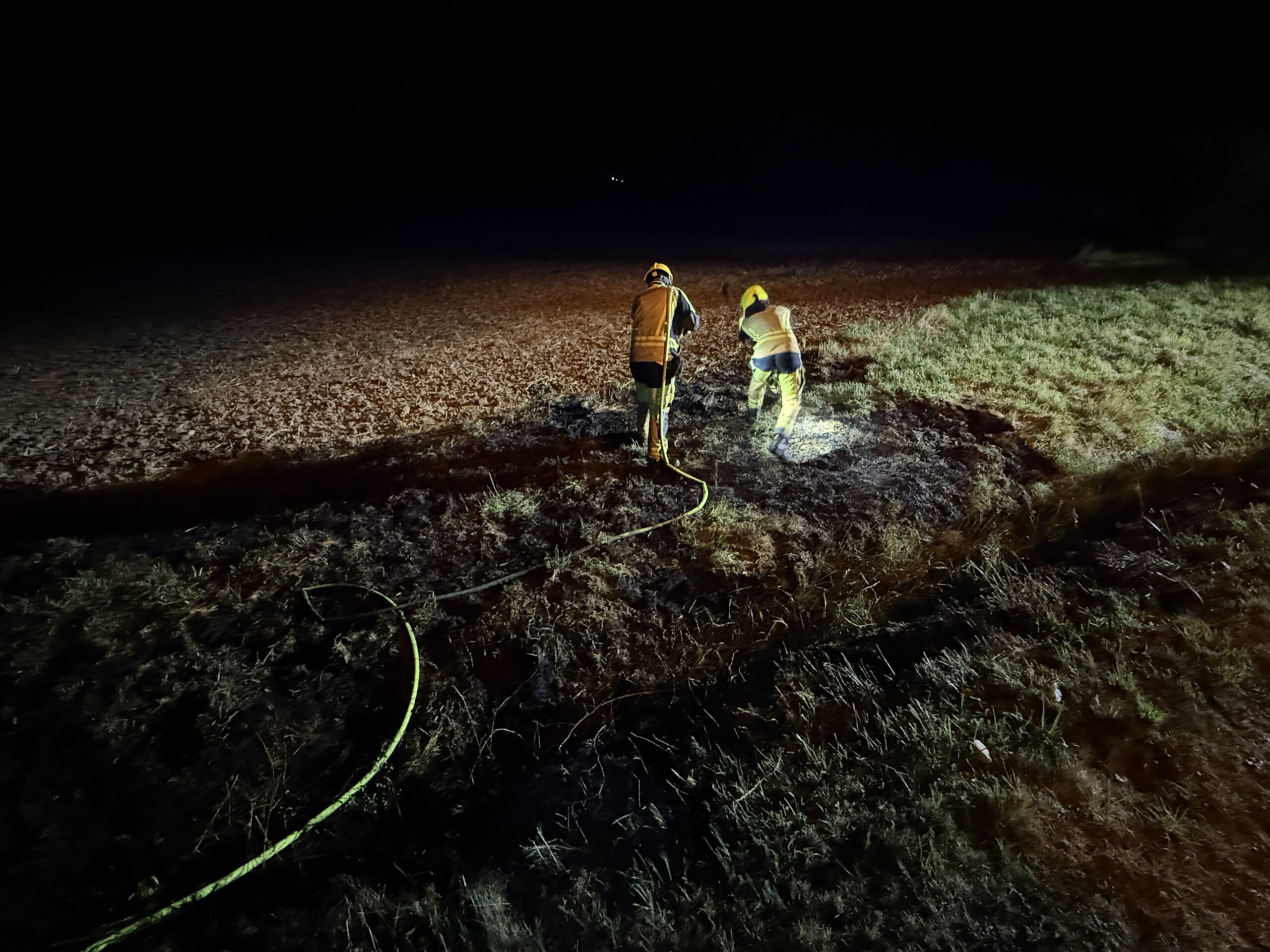 Vegetationsbrand zwischen Schlewecke und Harlingerode